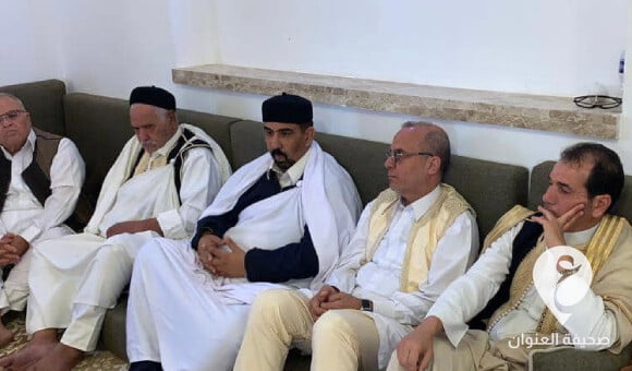 اللافي يبحث في الزاوية مع وفد من المجلس الاجتماعي بني وليد تعزيز الوحدة والاستقرار في ليبيا - PSD العنوان 16 2