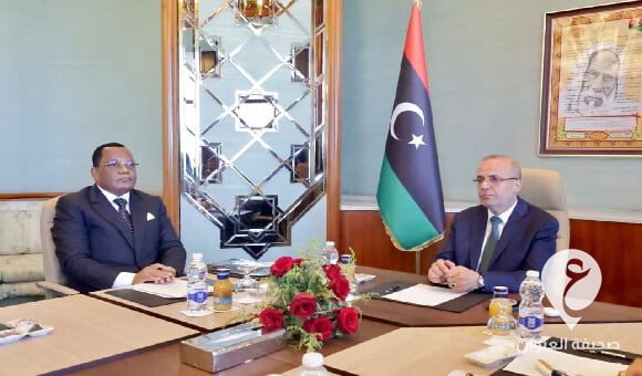 اللافي يبحث مع وزير خارجية الكونغو برازافيل نتائج ملتقى المصالحة الذي عقد في يناير 1 اللافي يبحث مع وزير خارجية الكونغو برازافيل نتائج ملتقى المصالحة الذي عقد في يناير - العنوان الاخير 2023 05 11T192014.914