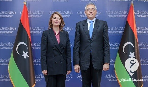  خلال لقائها السفير الإيطالي لدى ليبيا بعد انتهاء مهامه.. المنقوش تُثني على البعثة الدبلوماسية الإيطالية - 345426953 142833815329887 4792622074401419282 n