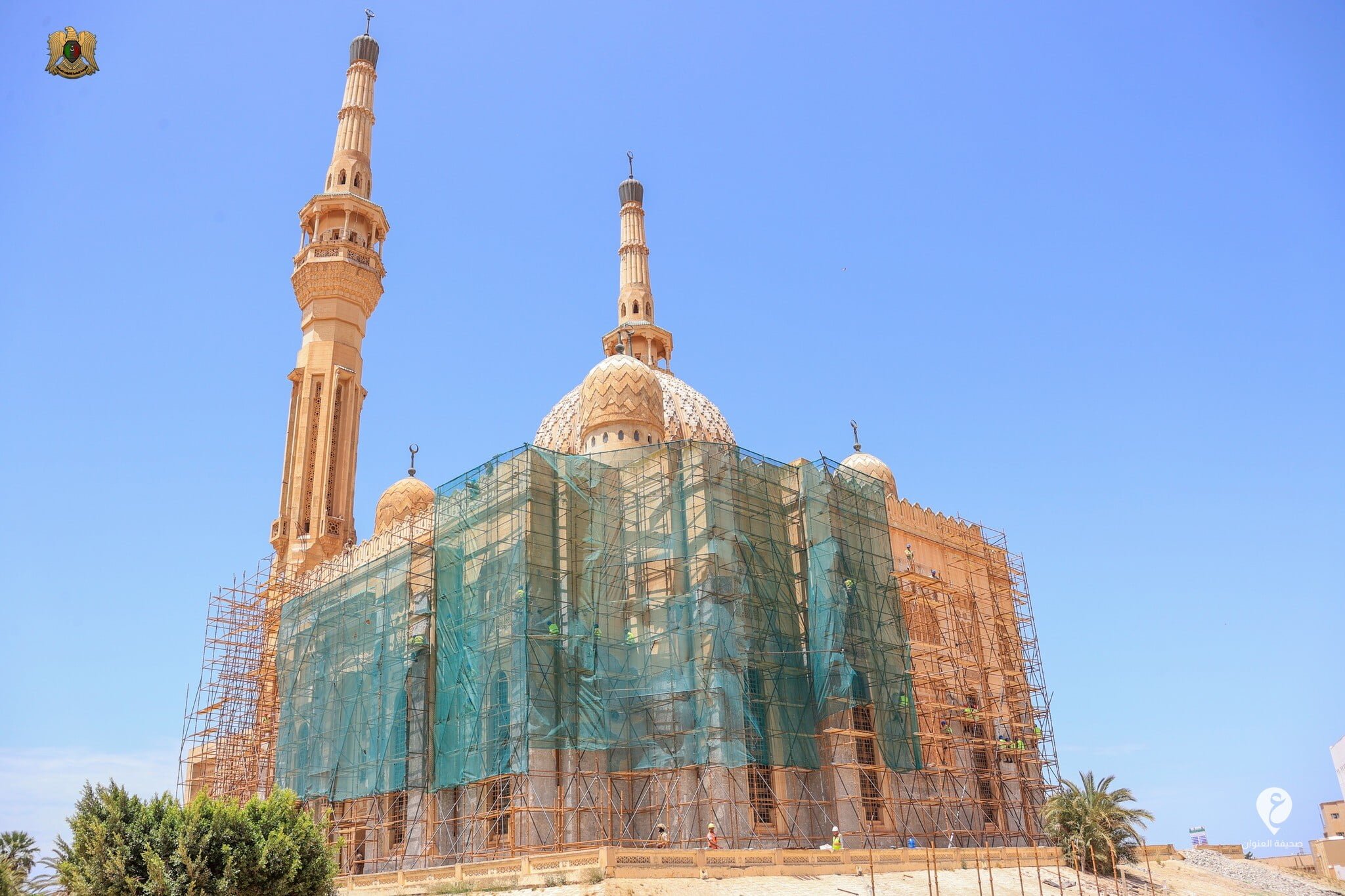المشير حفتر يزور المرج للاطلاع على مستجدات الصيانة بالمسجد الكبير في المدينة - 346264772 252232520709062 6868480429254329618 n