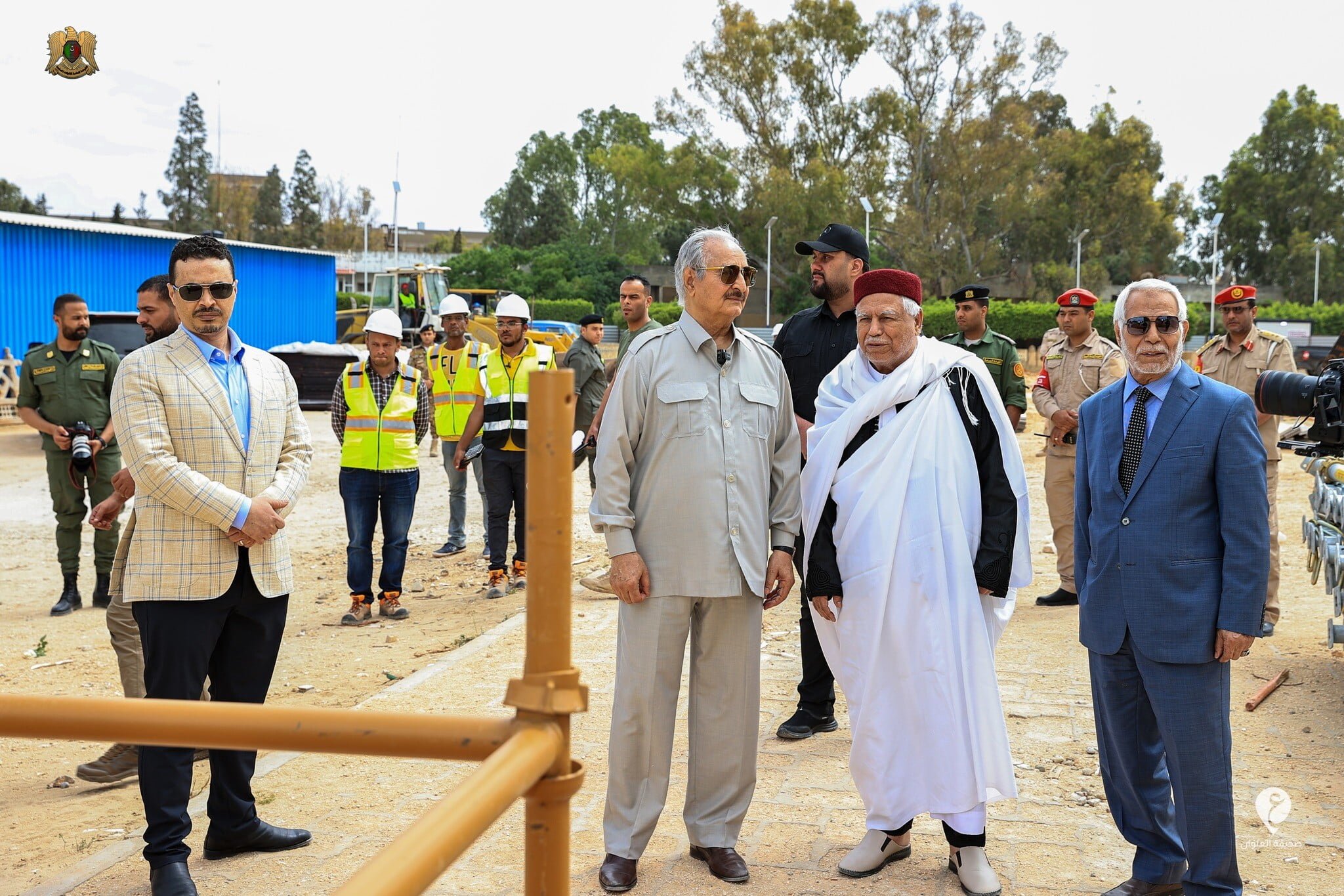 المشير حفتر يزور المرج للاطلاع على مستجدات الصيانة بالمسجد الكبير في المدينة - 346315194 802484124627643 5997406342295952819 n