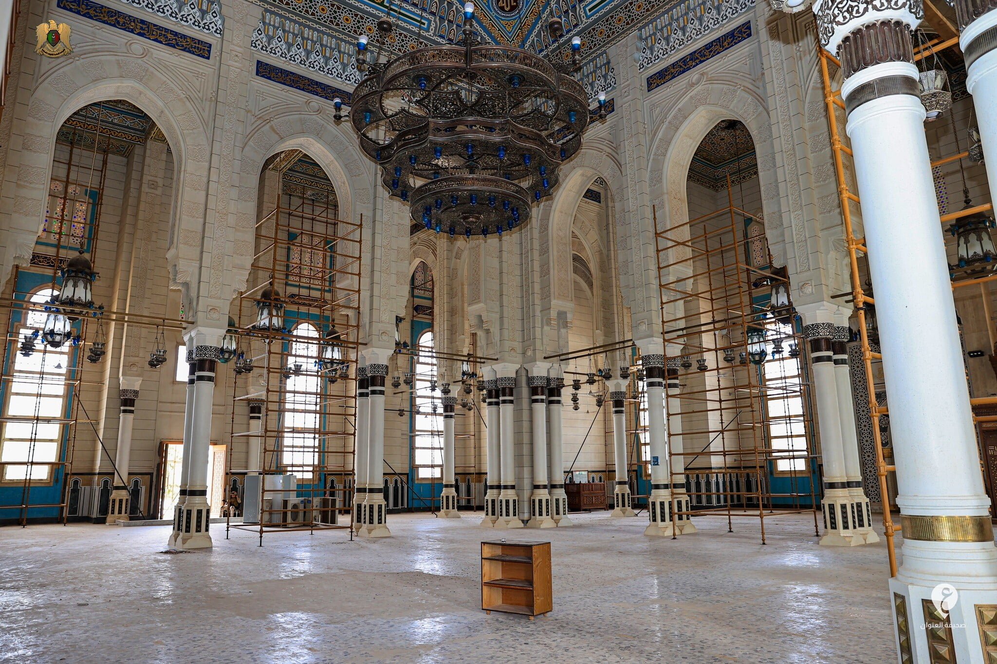 المشير حفتر يزور المرج للاطلاع على مستجدات الصيانة بالمسجد الكبير في المدينة - 346825599 1169621440373695 929635280140408144 n