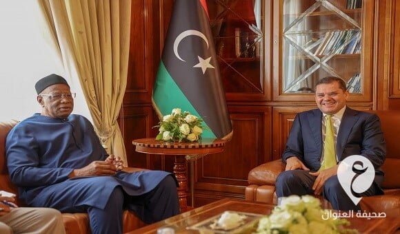 باثيلي والدبيبة يبحثان ضرورة وجود قوانين انتخابية عادلة للجميع 1 باثيلي والدبيبة يبحثان ضرورة وجود قوانين انتخابية عادلة للجميع - 346939051 2632159566936205 4646069709918992161 n