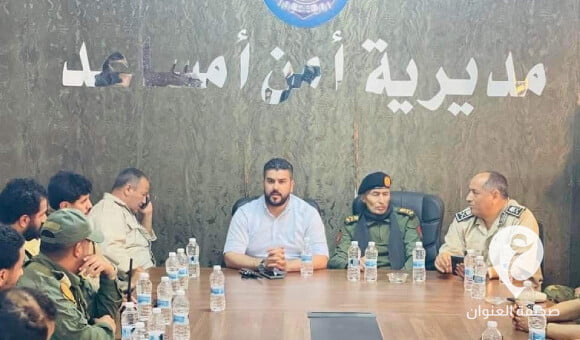 قعيم وشقلوف يعقدان اجتماعا موسعا مع القيادات الأمنية والعسكرية في أمساعد - PSD العنوان 26 1