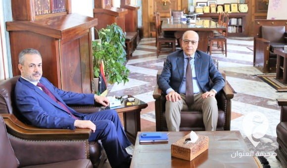 بن قدارة والكبير يبحثان سبل دعم زيادة إنتاج النفط إلى 2 مليون برميل - PSD العنوان 33