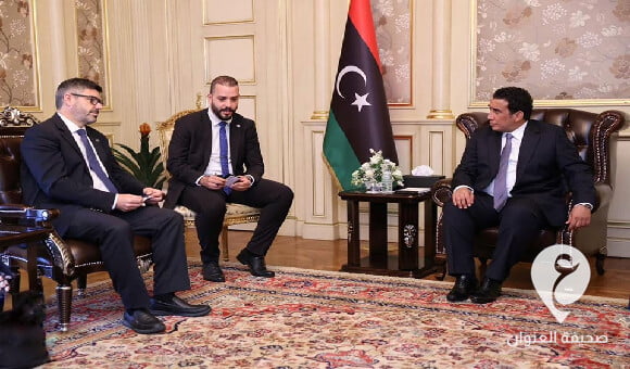 المنفي يستقبل سفير الاتحاد الأوروبي لدى ليبيا - العنوان الاخير 20