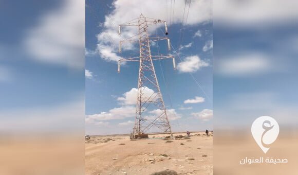 العامة للكهرباء: تواصل أعمال صيانة الأسلاك عبر دوائر نقل الطاقة ( السلوم - طبرق ) - العنوان الاخير 2023 05 11T185702.177