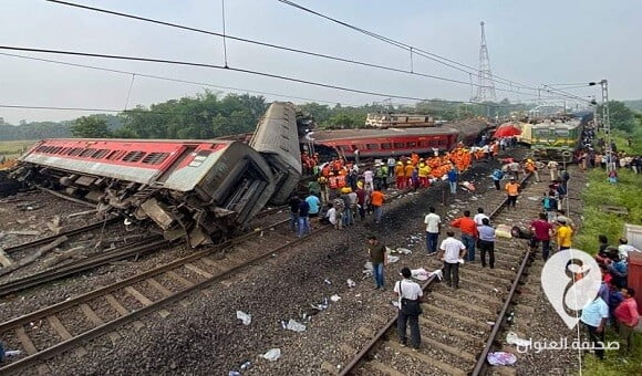 ارتفاع حصيلة ضحايا حادث تصادم قطارين في الهند إلى 288 قتيلاً - 1685775617 3547