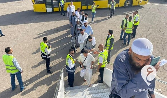 عبر مطار معيتيقة.. أول فوج للحجاج يتوجه نحو الأراضي المقدسة - 347384525 276452251578660 2179317816678541225 n