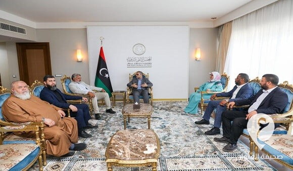 المشري يطلع تكتلات سياسية على مخرجات لجنة "6+6" - 347402409 572887708361856 3715725551845597180 n