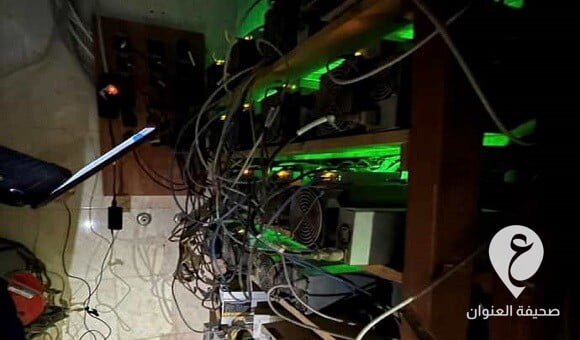 الداخلية تضبط أجهزة لتعدين العملات الرقمية في طرابلس - 347426799 830260205134346 7341964412064649806 n