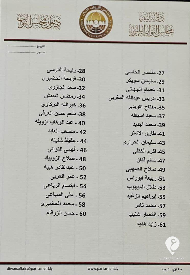 61 نائبا يطالبون لجنة "6+6" بعدم التدخل في المقاعد البرلمانية ويتهمونها بتجاوز دورها - 351460250 167583422748501 3549236563956323506 n