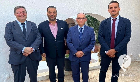 الغرفة التجارية الأمريكية في ليبيا تبحث مع السفير الإسباني سبل التبادل التجاري بين ليبيا وإسبانيا - 355007362 967664147885379 7033840563129538678 n