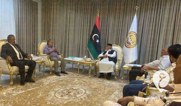 المستشار صالح يبحث مع وفد من نقابة المحامين مخرجات "6+6" - 355518303 301764785522845 559224389888777631 n