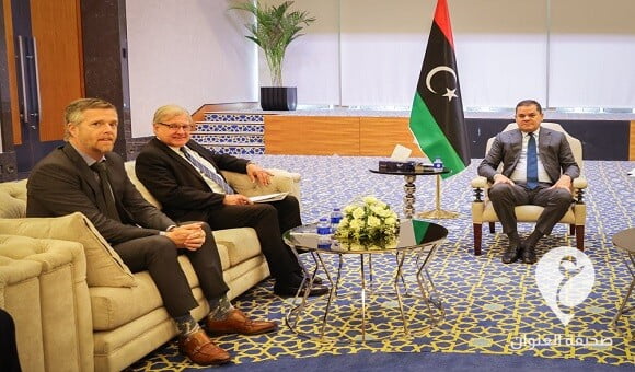 نورلاند يبحث مع الدبيبة أهمية الانتهاء من القاعدة القانونية - FzJjjvWWcAQfzCd