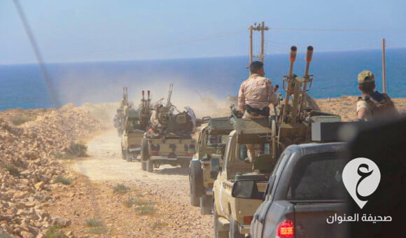 الوحدات العسكرية والأمنية تواصل عملياتها ضد مهربي البشر والمخدرات في طبرق وأمساعد وضواحيهما - PSD العنوان 43