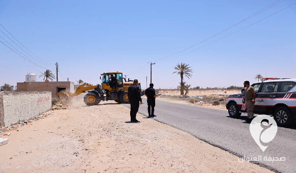 أمن زوارة تشارك في حملة أمنية للقضاء على تهريب الوقود وقفل محطات البيع غير القانونية - العنوان الاخير 2023 06 18T212704.328