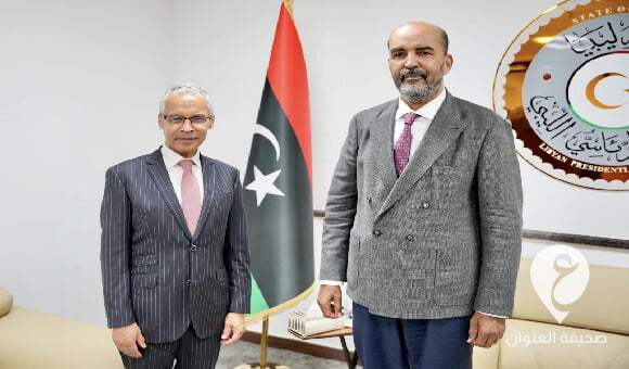 الكوني يبحث مع مهراج تطورات الأزمة السياسية في ليبيا - العنوان الاخير 58
