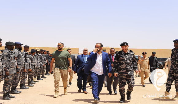 للوقوف على احتياجاته..الزادمة يزور مقر جهاز إنفاذ القانون ببلدية براك الشاطئ - العنوان الاخير 86