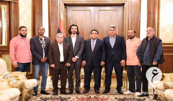 المنفي يناقش مع وفد قبيلة القذاذفة قضية احتجاز هانيبال القذافي في لبنان - العنوان الاخير 92