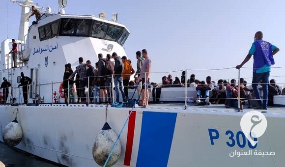 أمن السواحل ينقذ 70 مهاجرا في عرض البحر ويعيدهم إلى طرابلس - 357788313 722052613260612 2873983788881124365 n