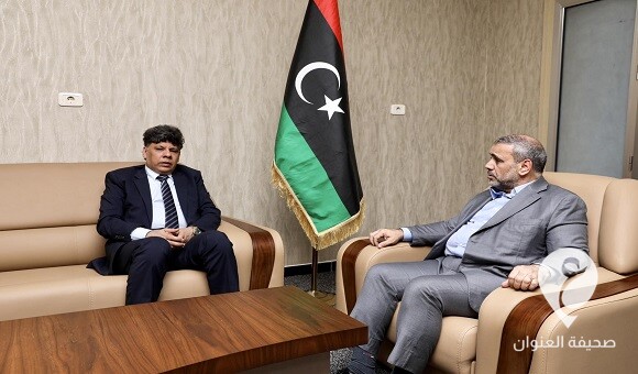 المشري والصور يبحثان إبعاد السلك القضائي عن التأثيرات السياسية - 358144614 583896657260961 8296554146395155628 n