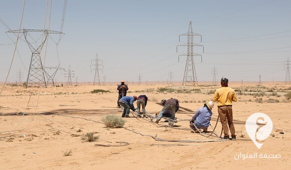العامة للكهرباء تستكمل مشروع خط نقل الطاقة "الرويس - أبوعرقوب" - 360112898 590273446629747 2243222222222