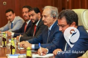 حفتر يبحث مع باتيلي والسفراء المعتمدون في ليبيا عمل لجنة 5+5 العسكرية والانتخابات - 363367110 609512144694748 6699666981703158662 n
