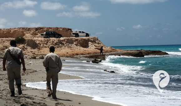 دوريات الشرطة في راس لانوف تعثر على مادة يعتقد أنها مخدر هيروين على شاطئ البحر - PSD العنوان 2023 07 11T122537.371