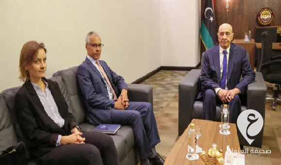 عقيلة صالح يناقش مع مهراج تشكيل حكومة موحدة في البلاد مهمتها الأساسية إجراء الانتخابات - العنوان الاخير 24