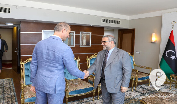 المشري يؤكد الحرص على إنجاز الانتخابات بالقوانين الناتجة عن 6+6 - العنوان الاخير 56
