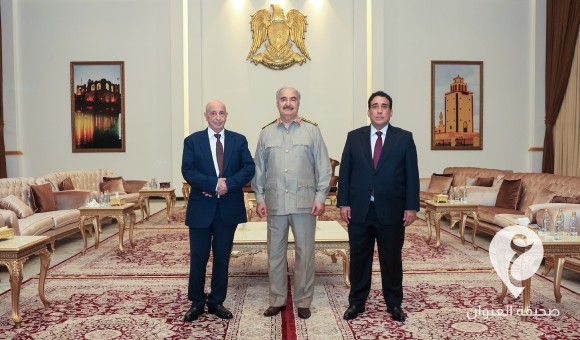 اتفاقات الاجتماع الثلاثي بين المشير حفتر وعقيلة والمنفي - PSD العنوان 11