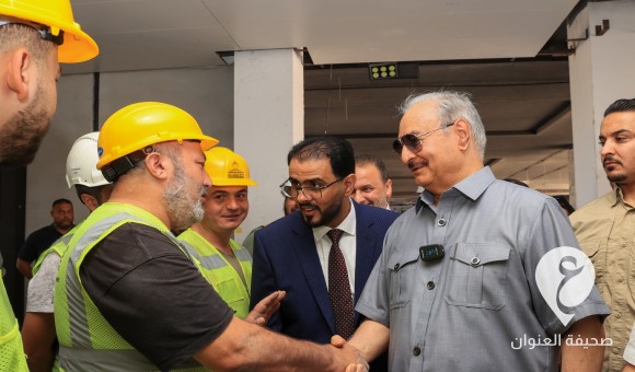 المشير حفتر يتفقد مواقع مشاريع الإعمار في بنغازي - PSD العنوان 2023 08 03T191713.552