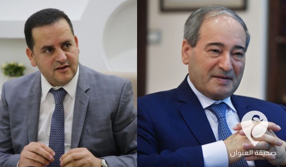 الحويج يبحث مع المقداد تفعيل العلاقات بين ليبيا وسوريا - PSD العنوان 2023 08 05T200145.594