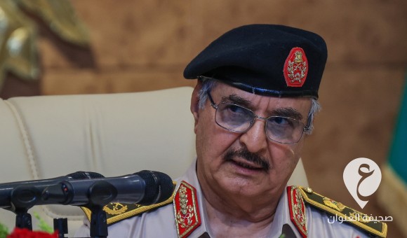 المشير حفتر: الوطن الذي لا نضحي من أجله بأغلى ما نملك لا نستحق العيش فيه - PSD العنوان 22