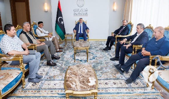 تكالة يناقش مع وفد أعيان مدينة مصراتة الأوضاع السياسية في البلاد - العنوان الاخير 2023 08 23T144134.647