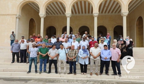 موظفو مصلحة الآثار يحتجون على تخصيص "قصر الخلد" لصالح مجلس الوزراء - 372021167 321420883745512 3428752244256819800 n
