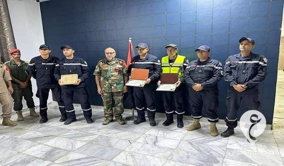 فريق الانقاذ التونسي ينتهي من مهمته في ليبيا - 381052588 739623571511782 5957188784068435101 n