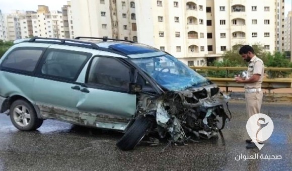 وفاة سائق سيارة في حادث مروري بطريق المطار بطرابلس - PSDالعنوان 7 2