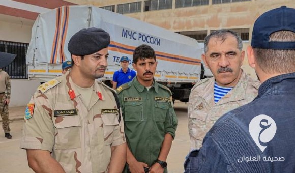 رئيس أركان الوحدات الأمنية يجري رفقة نائب وزير الدفاع الروسي زيارة إلى درنة - PSDالعنوان 72