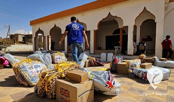 المنظمة الدولية للهجرة توزع مواد اغاثية للمتضررين جراء إعصار دانيال - 393605658 732583515579936 3719047078633526517 n