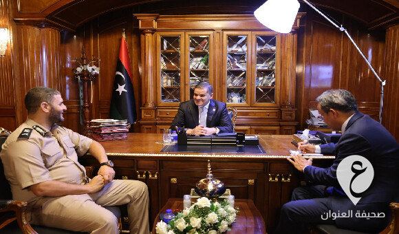 الدبيبة يؤكد على تنظيم مديريات الأمن وتأهيل عناصرها  - PSD العنوان 21