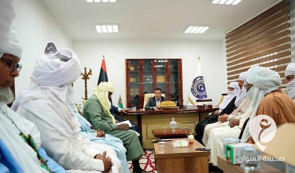 وفد من الطوارق يطالب الحكومة الليبية بتوفير آلات تشغيل مائية   - 398612049 320665697377658 4678391763126048563 n