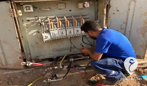 الكهرباء تواصل أعمال الصيانة في درنة - 399847091 655153070141784 6377145117535036715 n