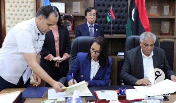 حكومة الدبيبة توقع مذكرة تفاهم مع برنامج الغذاء العالمي - 401670838 658072583168548 8051564028643189687 n