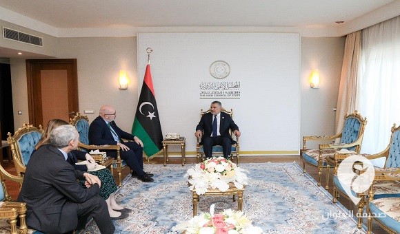تكالة يبحث مع السفير البريطاني خطوات إنهاء المراحل الانتقالية - 403721058 657489306568362 1877337369035303763 n