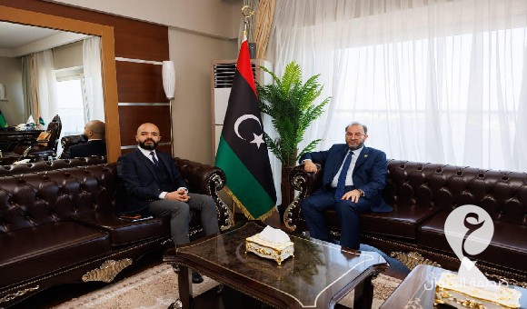 نائب تكالة يلتقي مساعد السفير التركي لبحث تطورات العملية السياسية في ليبيا  - PSD العنوان 13 1