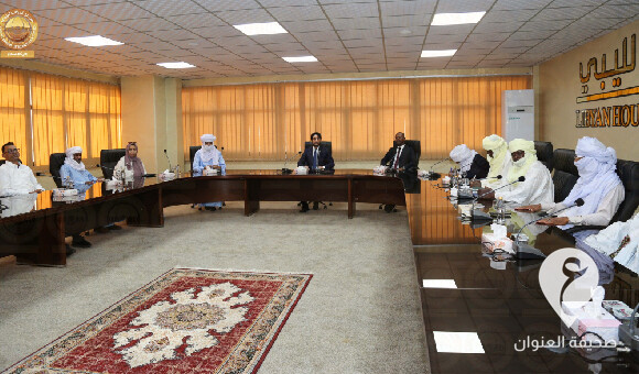 دومة يبحث مسألة الرقم الإداري من الناحية الإنسانية والقانونية مع مجلس شيوخ قبائل الطوارق - PSD العنوان 29