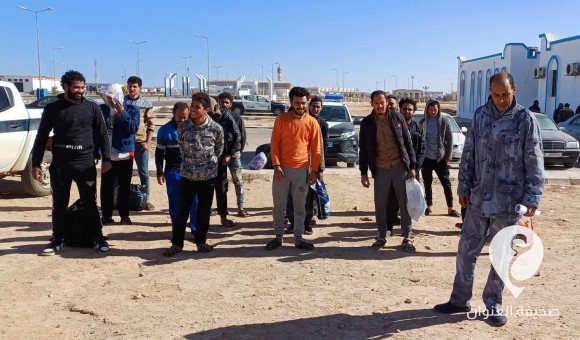 مكافحة الهجرة غير الشرعية في شحات ترحل 46 مهاجرا غير شرعي - PSDالعنوان 2023 11 30T214114.375