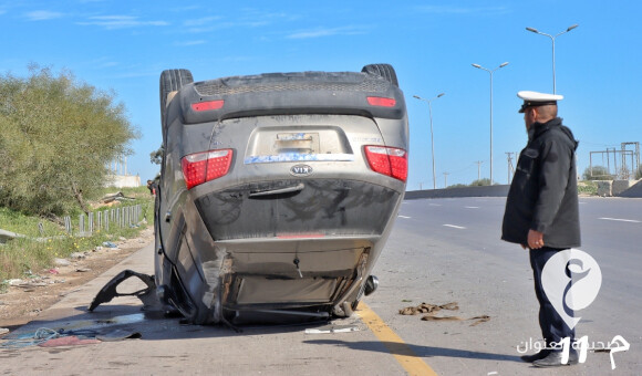 حوادث المرور تقتل أكثر من 9 آلاف شخص في ليبيا خلال خمس سنوات - PSDالعنوان 92